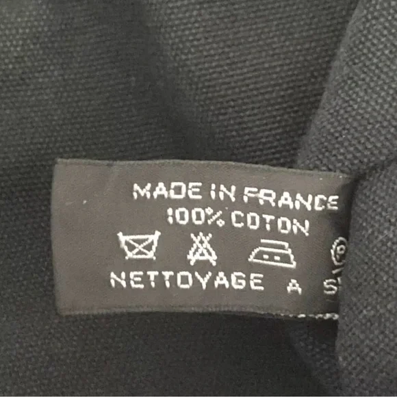 Hermes Black Canvas Tote PM Mini Size - Picture 12 of 12